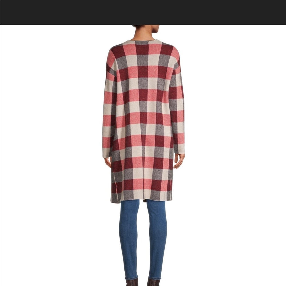 Joseph A checker pattern cardigan - XL
